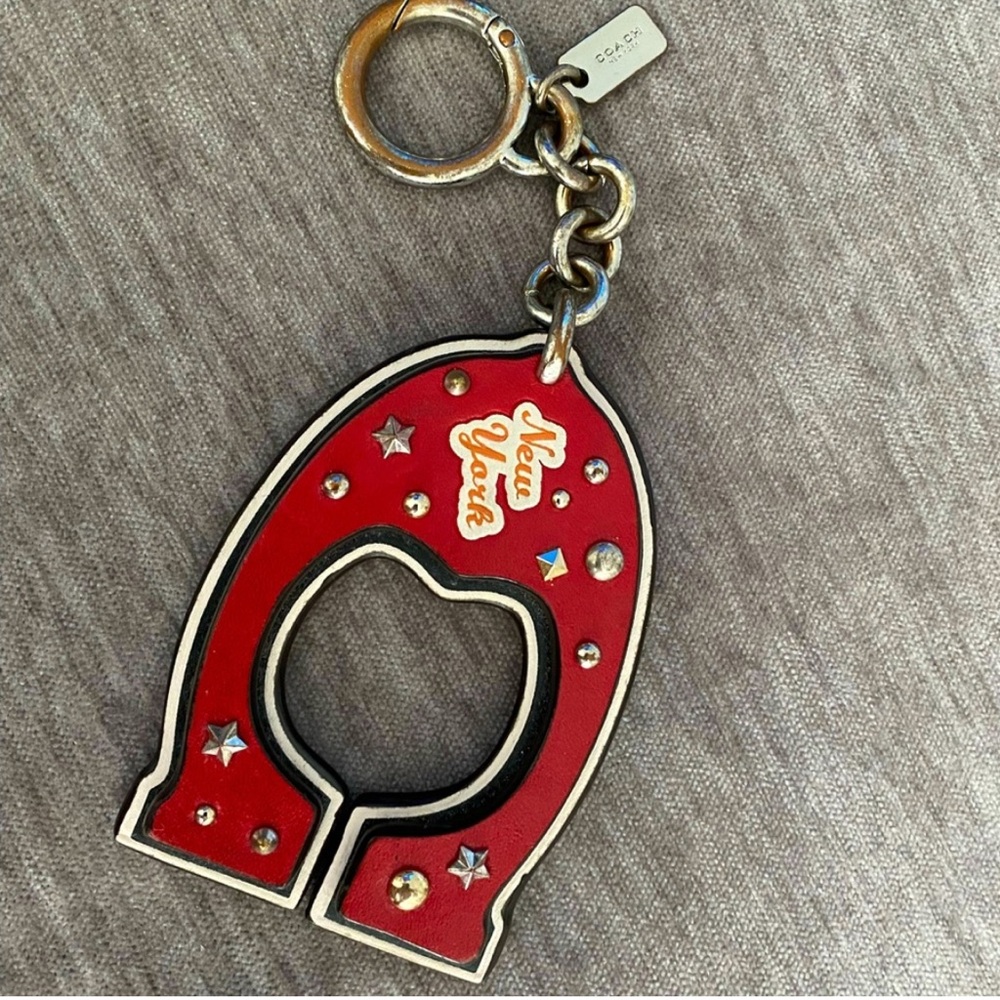 Coach NY Bag Charm Hang Tag